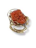 Anello Mandile 1922 Donna Coralli in Argento Corallo 2MANCO7 - 2MANCO7